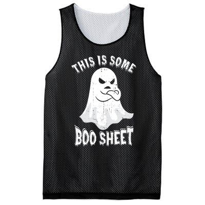 This Is Some Boo Sheet Halloween Ghost Funny Men Women Mesh Reversible Basketball Jersey Tank