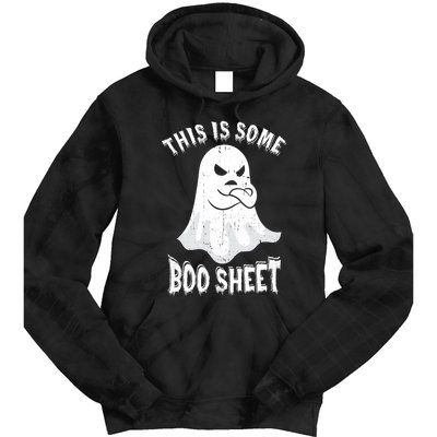 This Is Some Boo Sheet Halloween Ghost Funny Men Women Tie Dye Hoodie