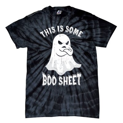 This Is Some Boo Sheet Halloween Ghost Funny Men Women Tie-Dye T-Shirt