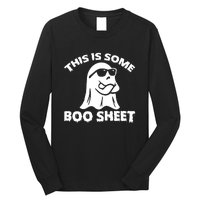 Funny Halloween Boo Ghost Costume This is Some Boo Sheet Long Sleeve Shirt