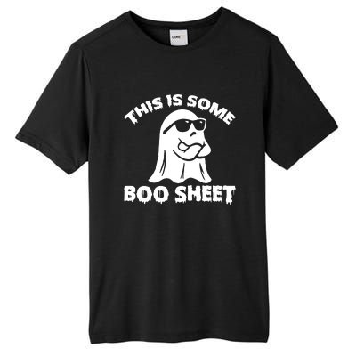 Funny Halloween Boo Ghost Costume This is Some Boo Sheet Tall Fusion ChromaSoft Performance T-Shirt