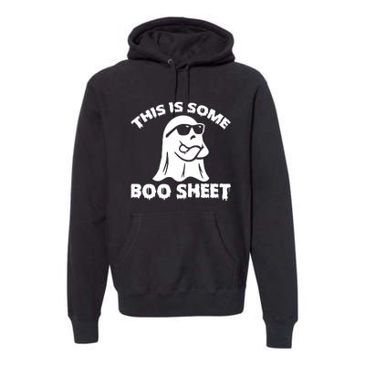 Funny Halloween Boo Ghost Costume This is Some Boo Sheet Premium Hoodie