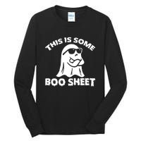 Funny Halloween Boo Ghost Costume This is Some Boo Sheet Tall Long Sleeve T-Shirt