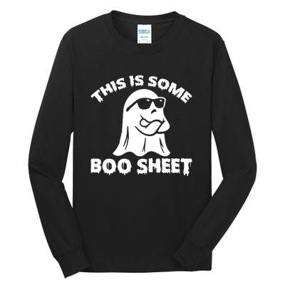 Funny Halloween Boo Ghost Costume This is Some Boo Sheet Tall Long Sleeve T-Shirt