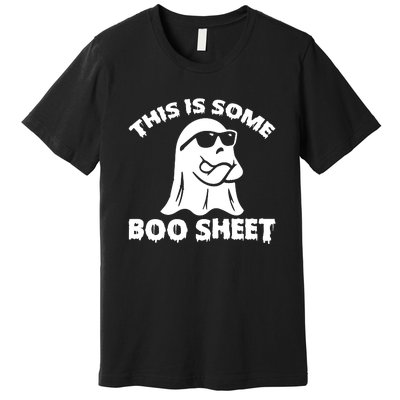 Funny Halloween Boo Ghost Costume This is Some Boo Sheet Premium T-Shirt