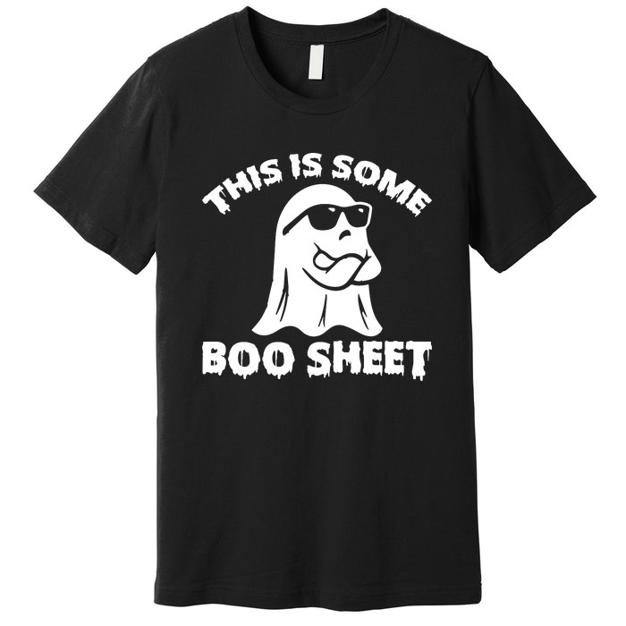 Funny Halloween Boo Ghost Costume This is Some Boo Sheet Premium T-Shirt