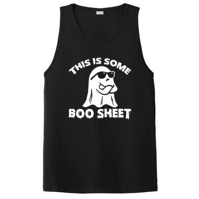 Funny Halloween Boo Ghost Costume This is Some Boo Sheet PosiCharge Competitor Tank