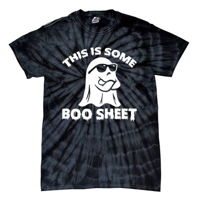 Funny Halloween Boo Ghost Costume This is Some Boo Sheet Tie-Dye T-Shirt