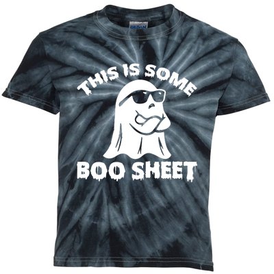 Funny Halloween Boo Ghost Costume This is Some Boo Sheet Kids Tie-Dye T-Shirt