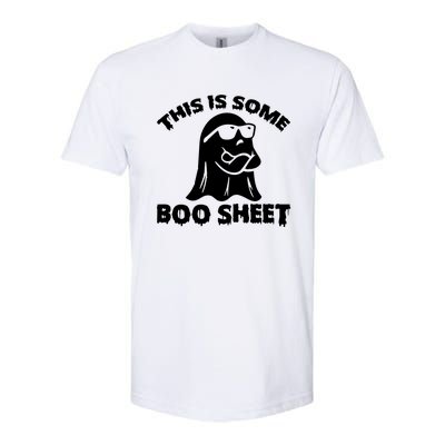 Funny Halloween Boo Ghost Costume This is Some Boo Sheet Softstyle CVC T-Shirt