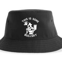 This Is Some Bullshit Sarcastic Bull Funny Sustainable Bucket Hat