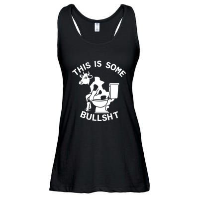 This Is Some Bullshit Sarcastic Bull Funny Ladies Essential Flowy Tank