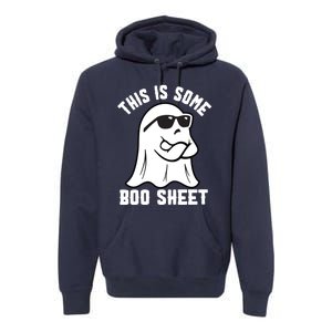 This Is Some Boo Sheet Funny Halloween Ghost Premium Hoodie