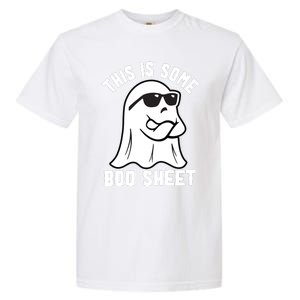 This Is Some Boo Sheet Funny Halloween Ghost Garment-Dyed Heavyweight T-Shirt