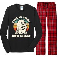 This Is Some Boo Sheet Funny Halloween Costumes Long Sleeve Pajama Set