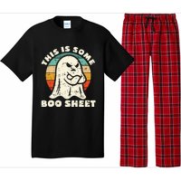 This Is Some Boo Sheet Funny Halloween Costumes Pajama Set