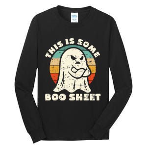 This Is Some Boo Sheet Funny Halloween Costumes Tall Long Sleeve T-Shirt