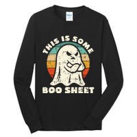 This Is Some Boo Sheet Funny Halloween Costumes Tall Long Sleeve T-Shirt