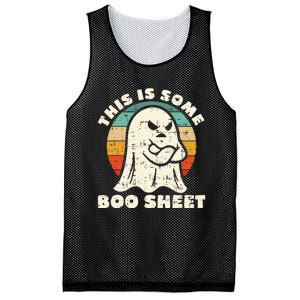 This Is Some Boo Sheet Funny Halloween Costumes Mesh Reversible Basketball Jersey Tank