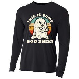 This Is Some Boo Sheet Funny Halloween Costumes Cooling Performance Long Sleeve Crew