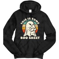 This Is Some Boo Sheet Funny Halloween Costumes Tie Dye Hoodie