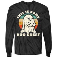 This Is Some Boo Sheet Funny Halloween Costumes Tie-Dye Long Sleeve Shirt