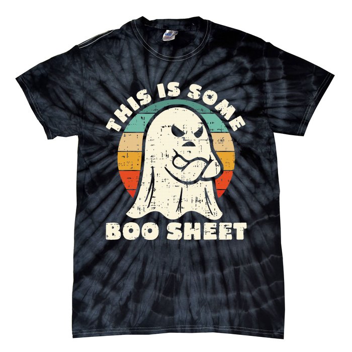 This Is Some Boo Sheet Funny Halloween Costumes Tie-Dye T-Shirt