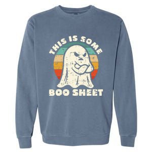 This Is Some Boo Sheet Funny Halloween Costumes Garment-Dyed Sweatshirt