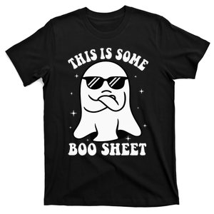 This Is Some Boo Sheet Ghost Retro Halloween Costume T-Shirt