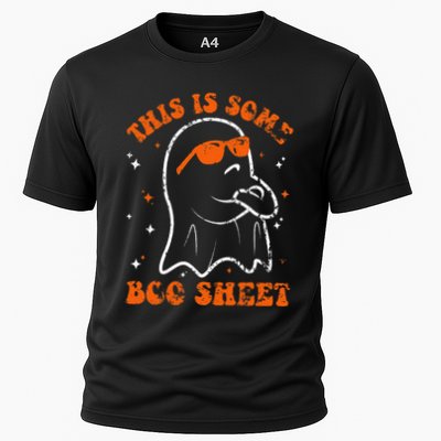 This Is Some Boo Sheet Funny Ghost Halloween Costume Retro Performance Shirt
