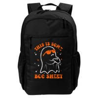 This Is Some Boo Sheet Funny Ghost Halloween Costume Retro Backpack