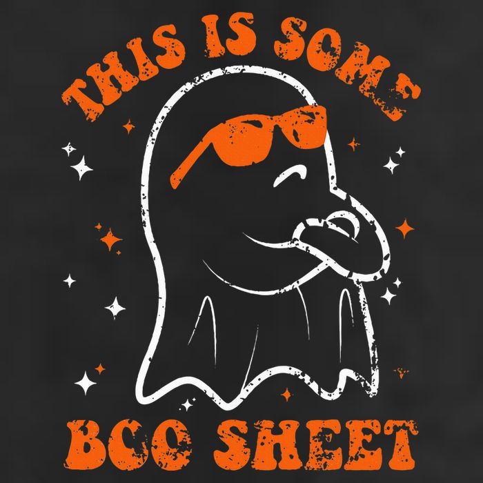This Is Some Boo Sheet Funny Ghost Halloween Costume Retro Large Microfiber Waffle Golf Towel
