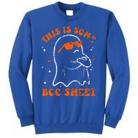 This Is Some Boo Sheet Funny Ghost Halloween Costume Retro Sweatshirt