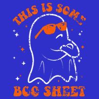 This Is Some Boo Sheet Funny Ghost Halloween Costume Retro 16 in Basic Backpack