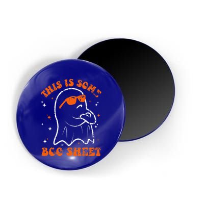This Is Some Boo Sheet Funny Ghost Halloween Costume Retro Magnet