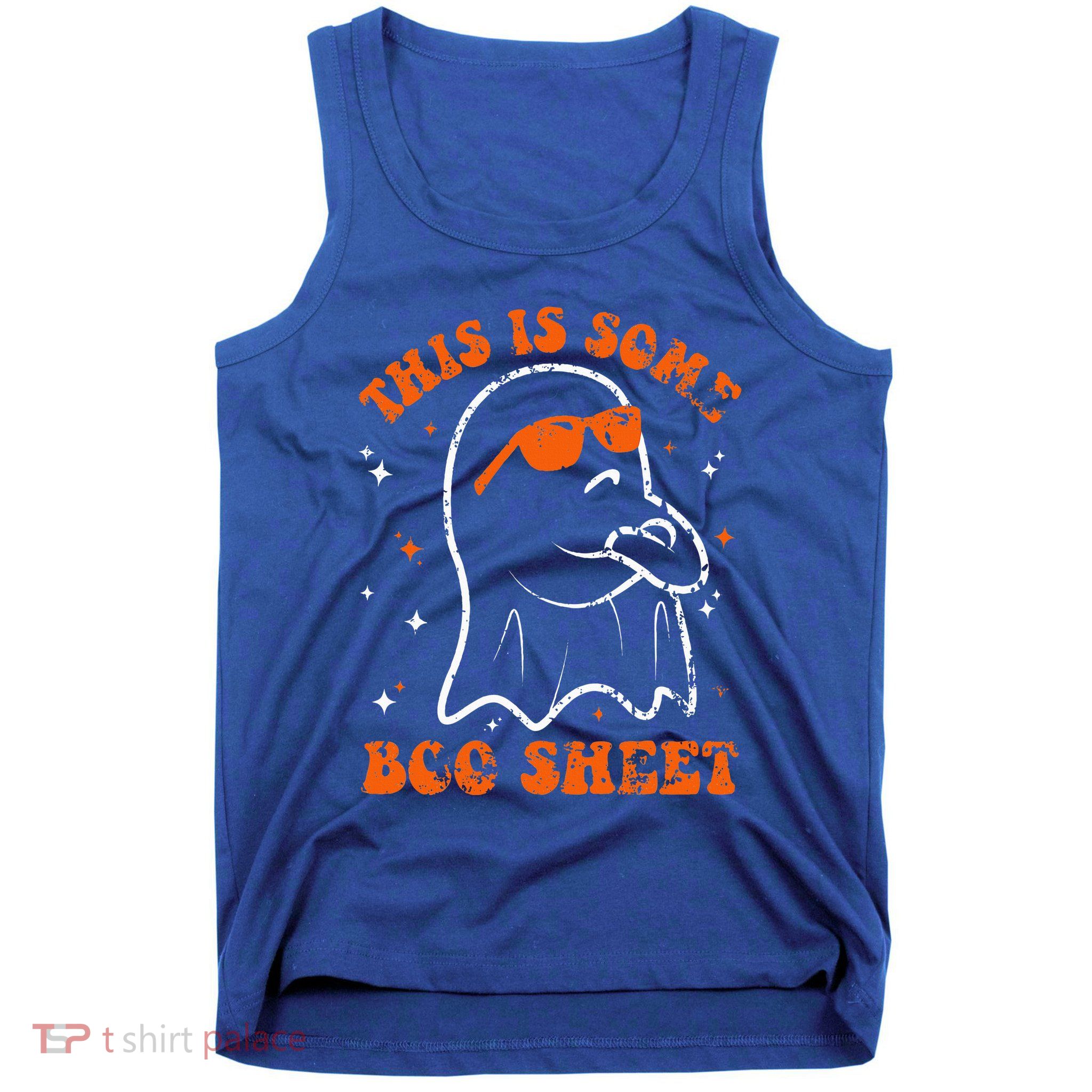 This Is Some Boo Sheet Funny Ghost Halloween Costume Retro Tank Top