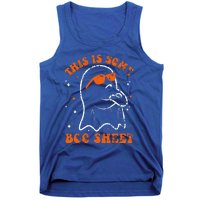 This Is Some Boo Sheet Funny Ghost Halloween Costume Retro Tank Top