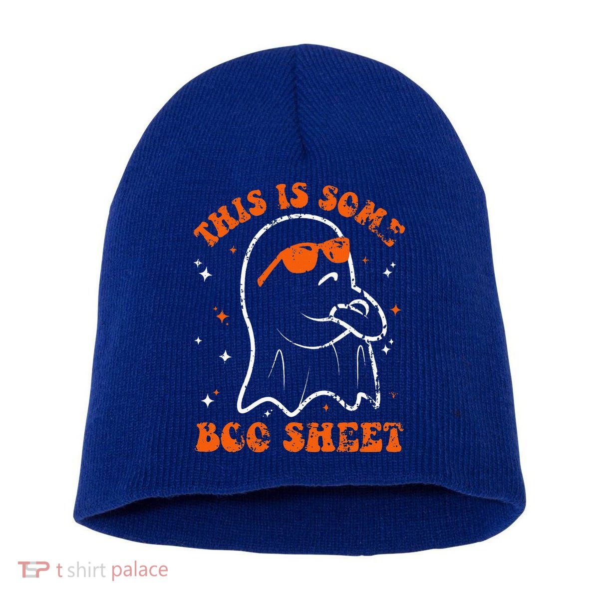 This Is Some Boo Sheet Funny Ghost Halloween Costume Retro Short Acrylic Beanie