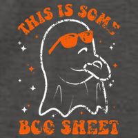 This Is Some Boo Sheet Funny Ghost Halloween Costume Retro Vector Backpack