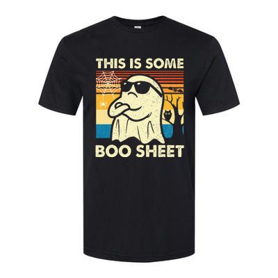 This Is Some Boo Sheet Ghost Retro Funny Halloween Softstyle CVC T-Shirt