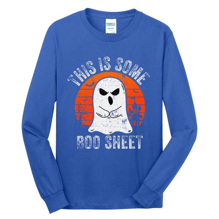 This Is Some Boo Sheet Ghost Halloween Costume Tall Long Sleeve T-Shirt