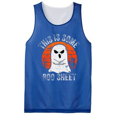 This Is Some Boo Sheet Ghost Halloween Costume Mesh Reversible Basketball Jersey Tank