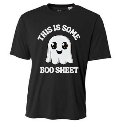 This Is Some Boo Sheet Ghost Retro Cute Halloween Cooling Performance Crew T-Shirt