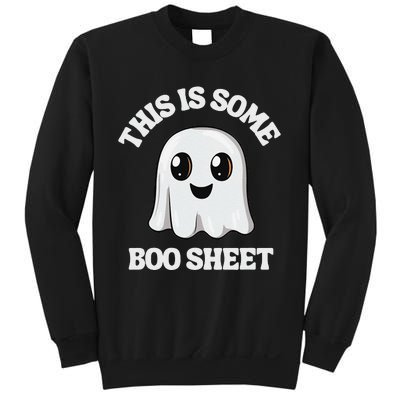 This Is Some Boo Sheet Ghost Retro Cute Halloween Sweatshirt