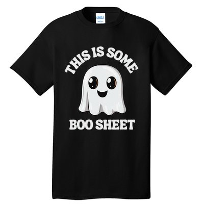 This Is Some Boo Sheet Ghost Retro Cute Halloween Tall T-Shirt