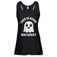 This Is Some Boo Sheet Ghost Retro Cute Halloween Ladies Essential Flowy Tank