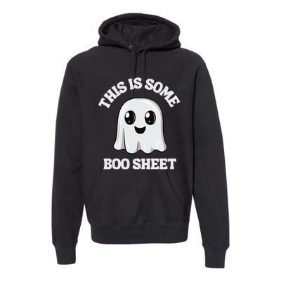 This Is Some Boo Sheet Ghost Retro Cute Halloween Premium Hoodie