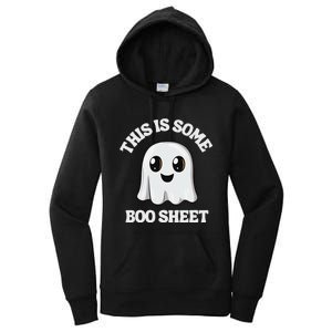 This Is Some Boo Sheet Ghost Retro Cute Halloween Women's Pullover Hoodie