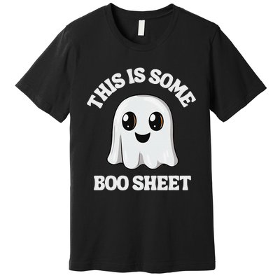 This Is Some Boo Sheet Ghost Retro Cute Halloween Premium T-Shirt