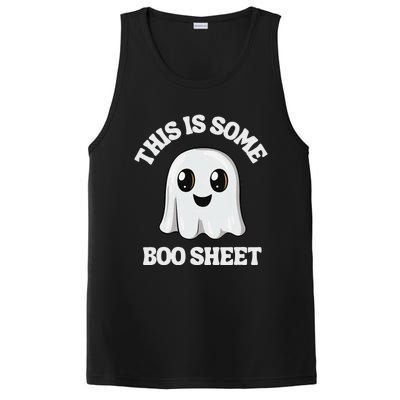 This Is Some Boo Sheet Ghost Retro Cute Halloween PosiCharge Competitor Tank